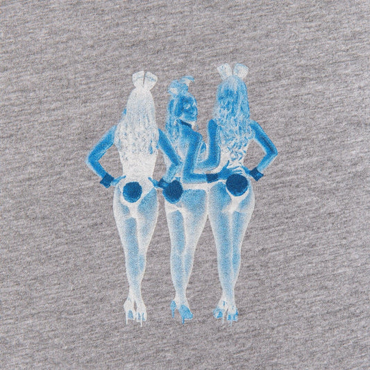 Playboy Bunny X-Ray Long Sleeve T-Shirt - Grey