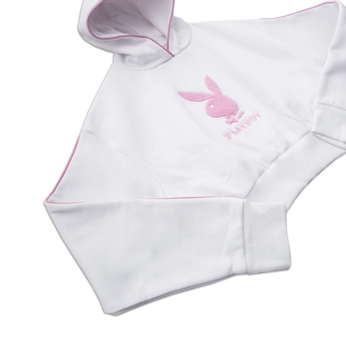 Playboy Cropped Chenille Hoodie