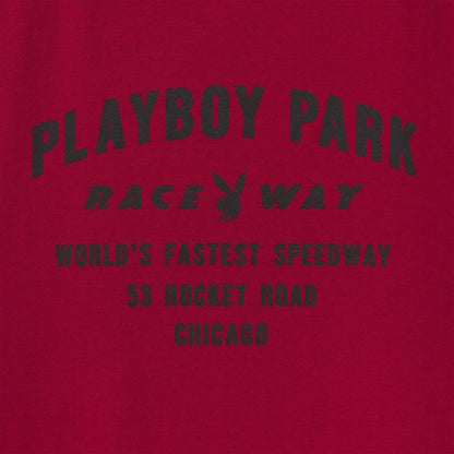 Playboy Raceway Muscle Tank - Cardinal