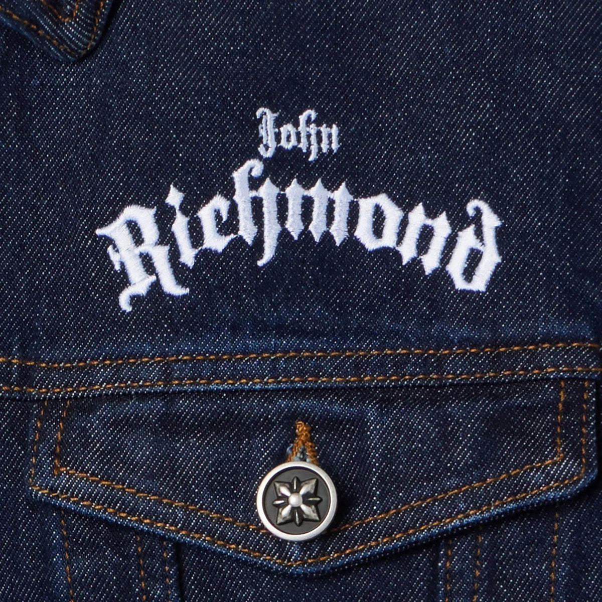 Playboy x John Richmond Denim Jacket - Dark Blue