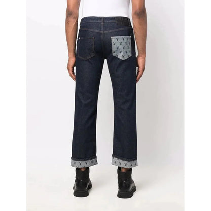 Playboy x John Richmond Denim Pants - Dark Blue
