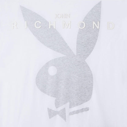 Playboy x John Richmond Rabbit Head T-Shirt - White
