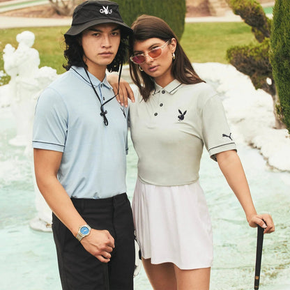 Playboy Puma Golf Tipped Performance Polo