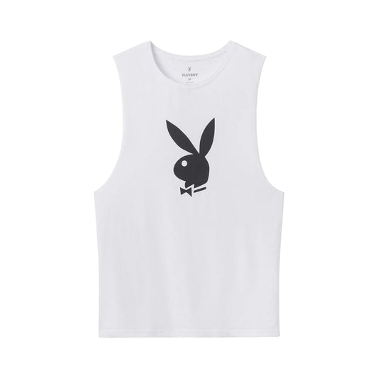 Playboy Rabbit Head Muscle Tank