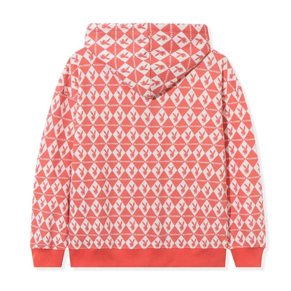 Playboy Rabbit Head Oversized Zip-Up Hoodie - Pink