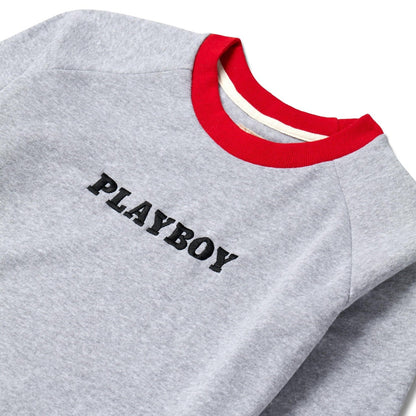 Playboy Rainbow Love Sweatshirt - Gray
