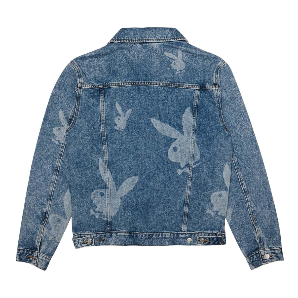 Playboy Repeating Logo Denim Jacket