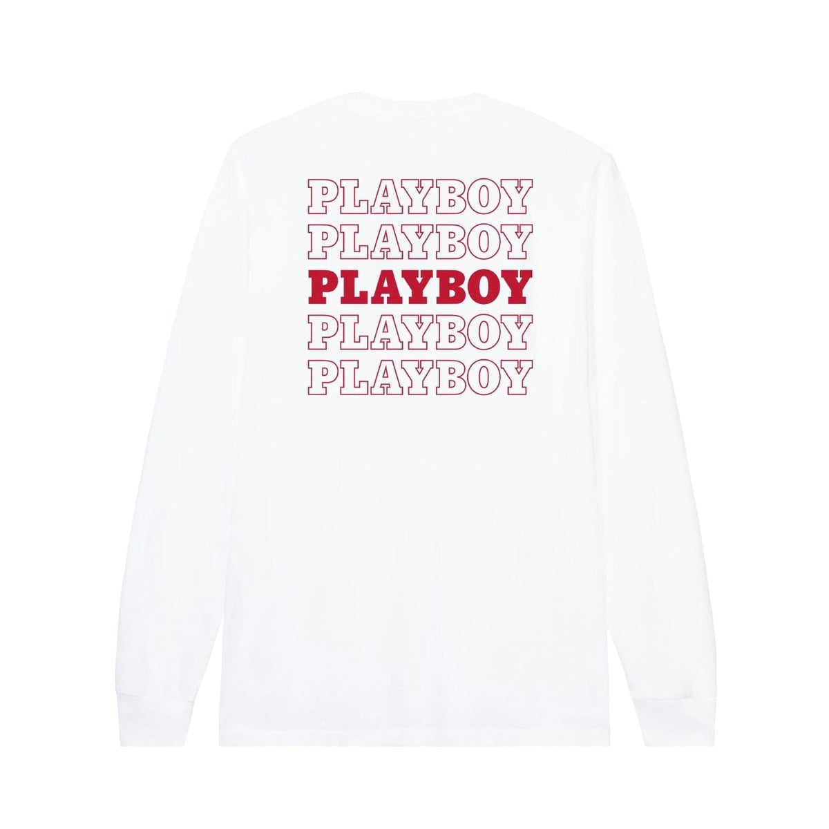 Playboy Repeating Masthead Long Sleeve T-Shirt