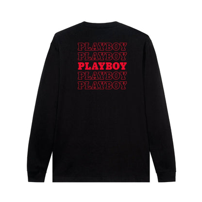 Playboy Repeating Masthead Long Sleeve T-Shirt