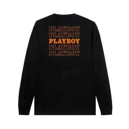 Playboy Repeating Masthead Long Sleeve T-Shirt