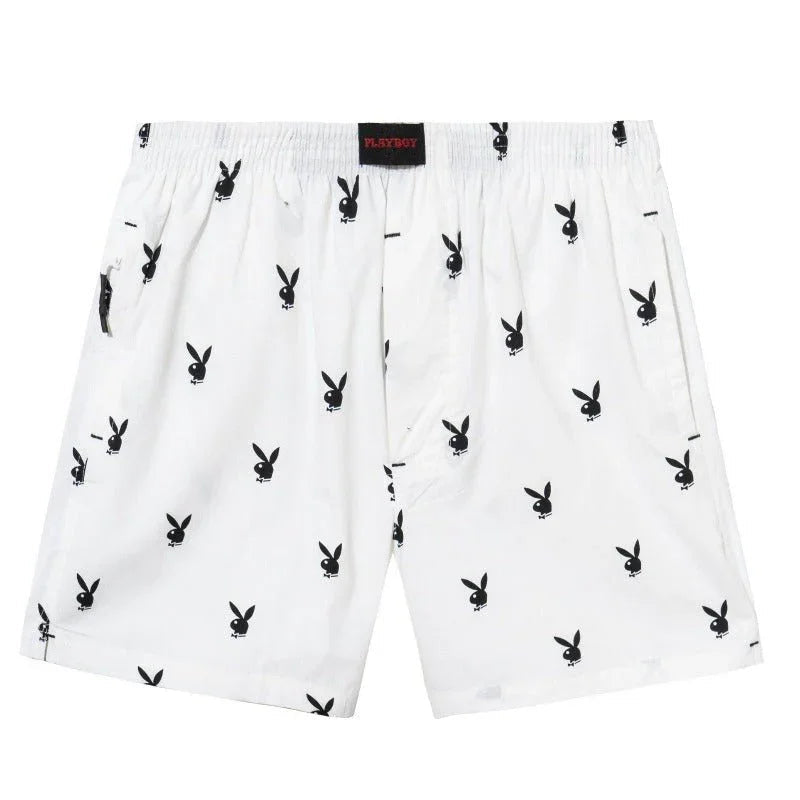 Playboy Repeating Rabbit Head Lounge Shorts