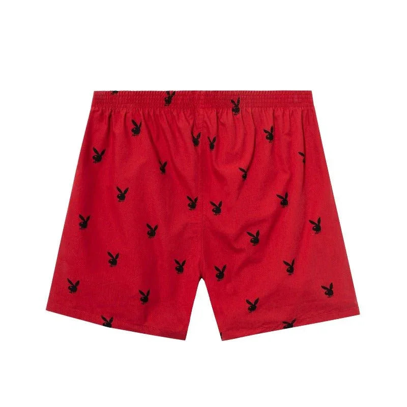 Playboy Repeating Rabbit Head Lounge Shorts