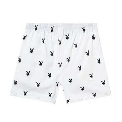 Playboy Repeating Rabbit Head Lounge Shorts