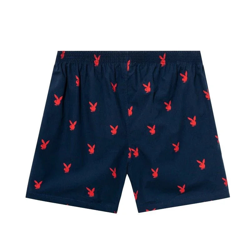 Playboy Repeating Rabbit Head Lounge Shorts