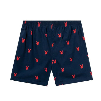 Playboy Repeating Rabbit Head Lounge Shorts