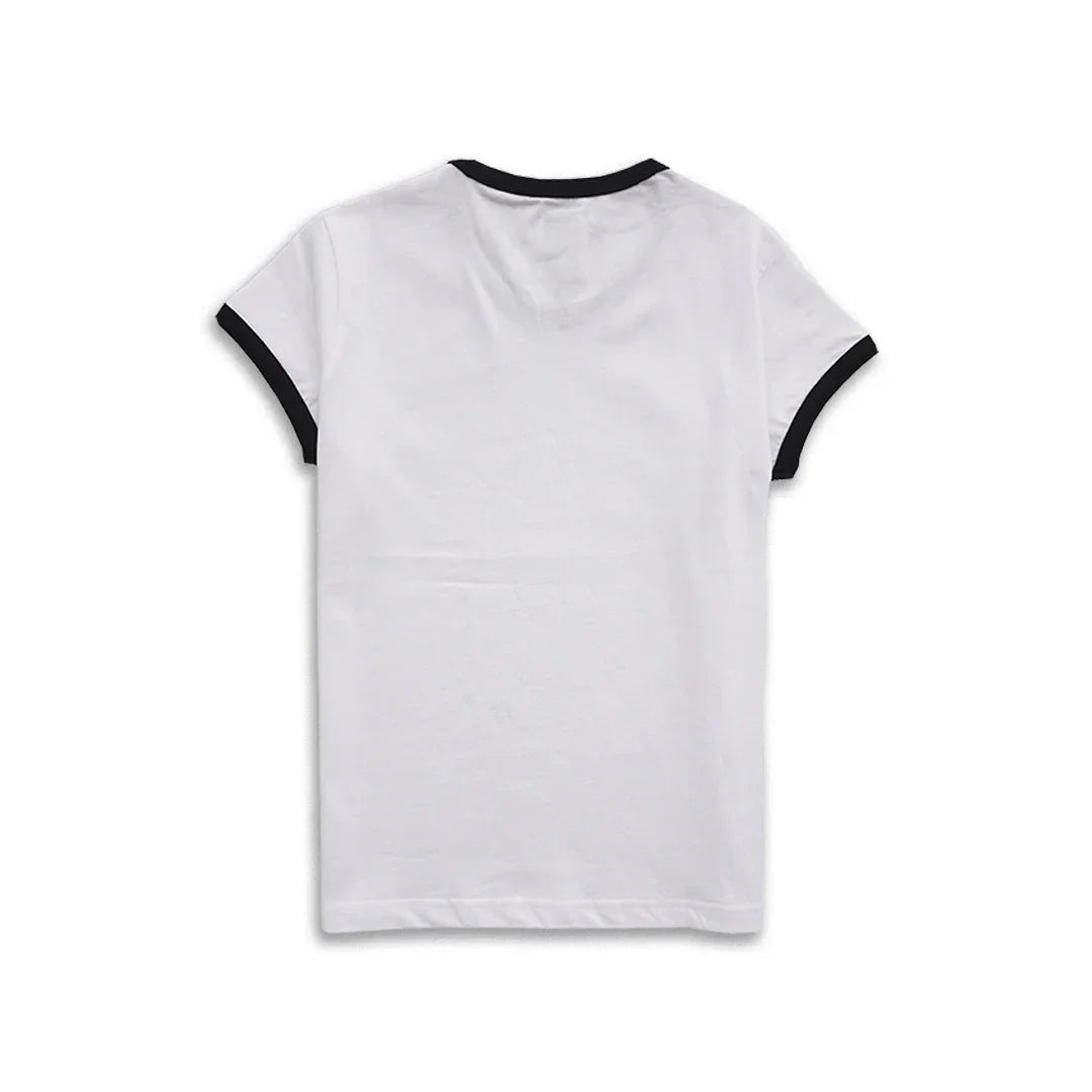 Playboy Retro Bunny Ringer Tee - White