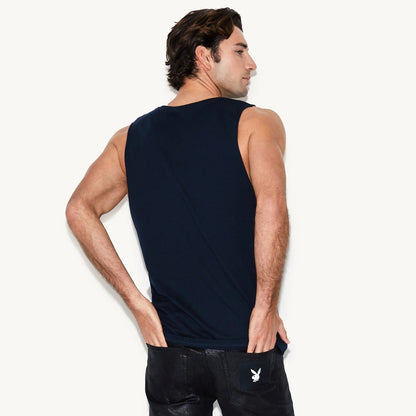 Playboy September 2015 Playmate X-Ray Muscle Tank - Deep Blue