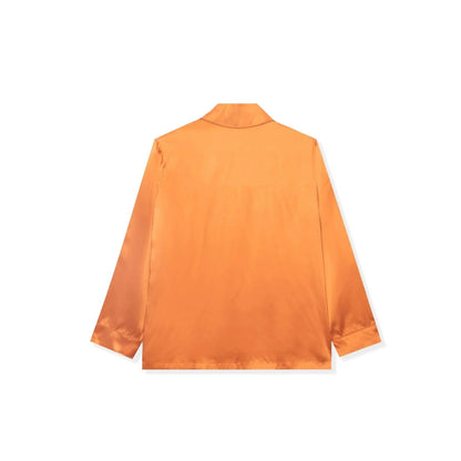 Playboy Silk Button Down Collared Top