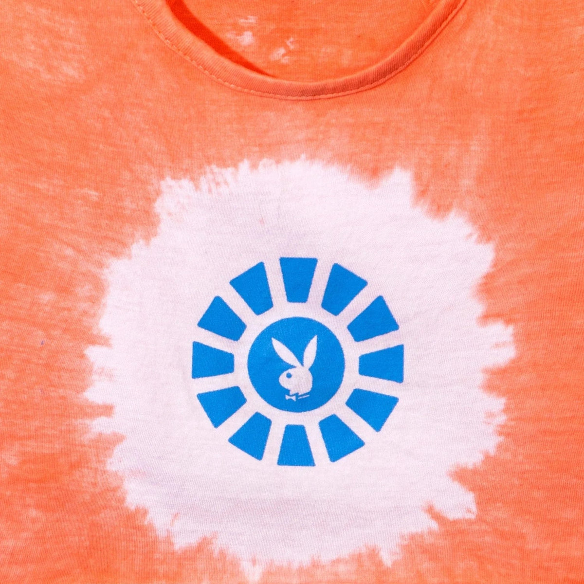 Playboy Sunburst Graphic Cropped Tank