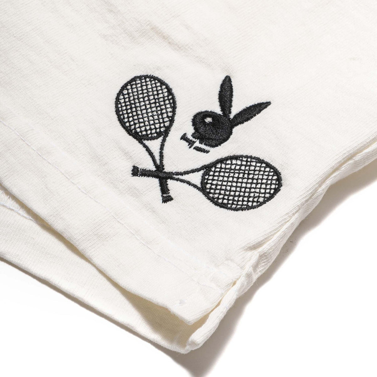 Playboy Tennis Club Shorts - Off-White
