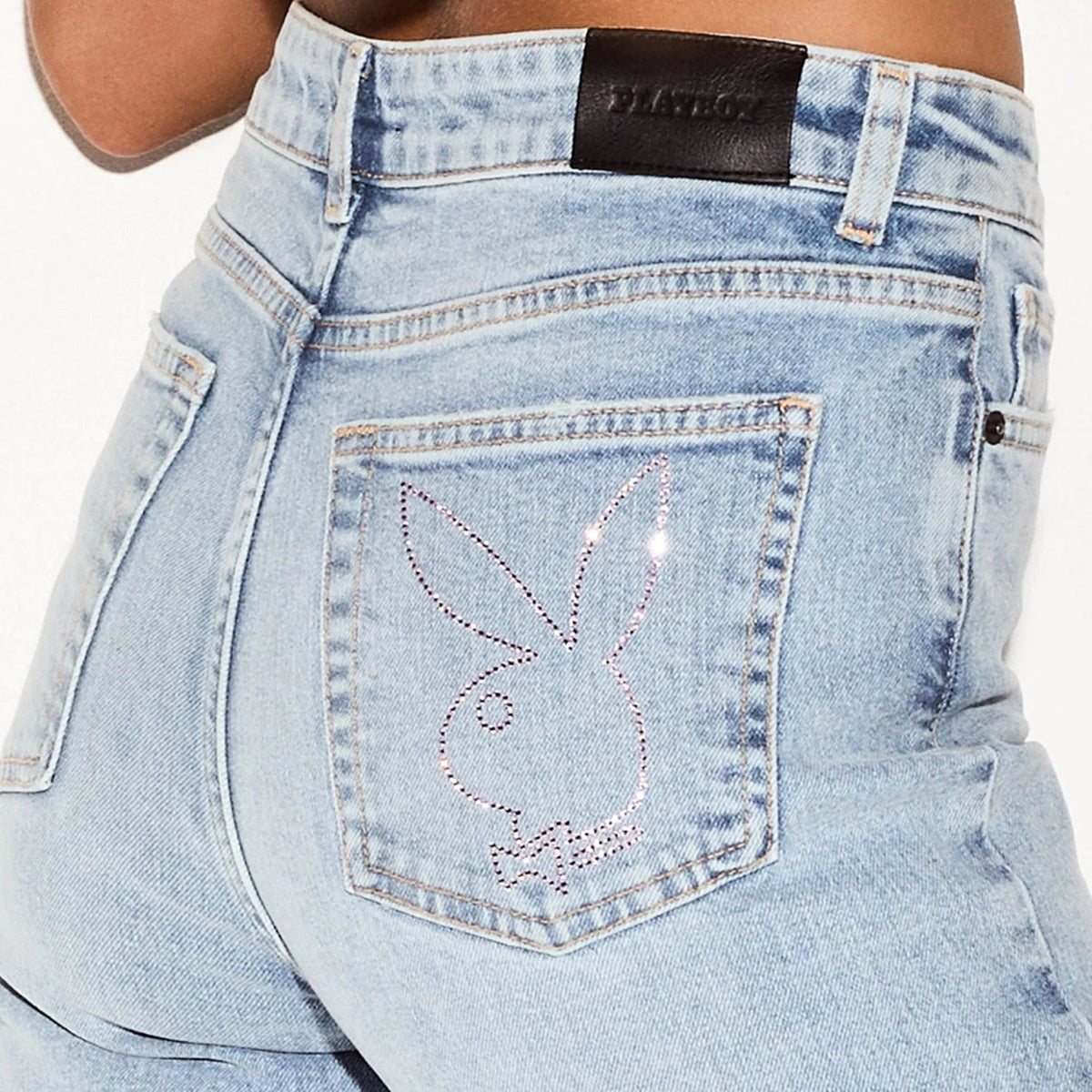 Playboy The Playboy Flare Jean Light Wash