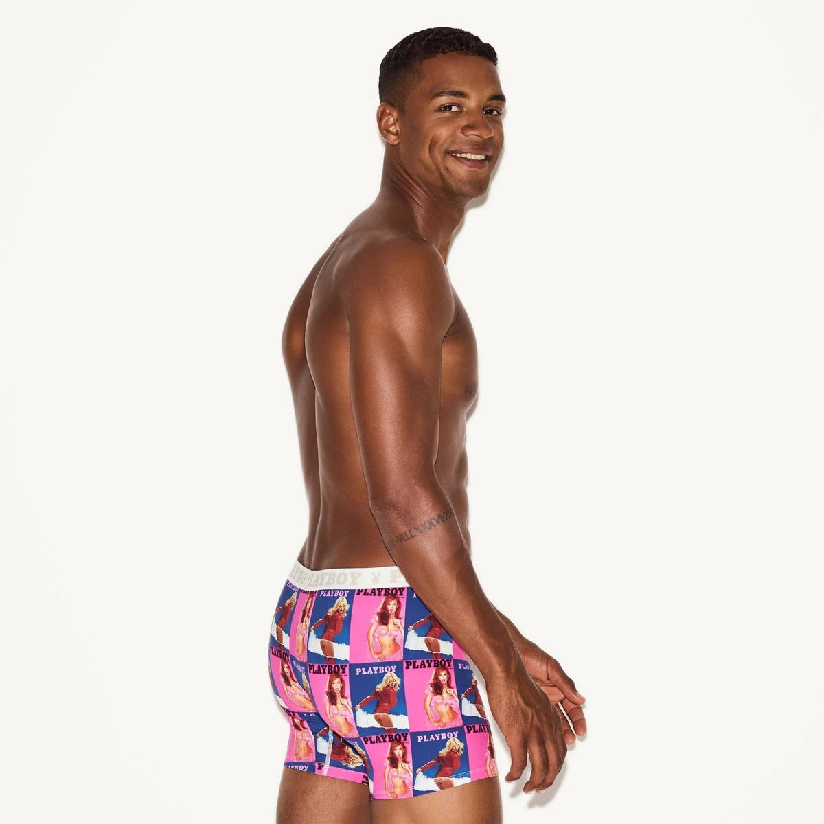 Playboy The Playboy March 1975 Cover Boxer Brief - March 1975 & June 2000 Covers