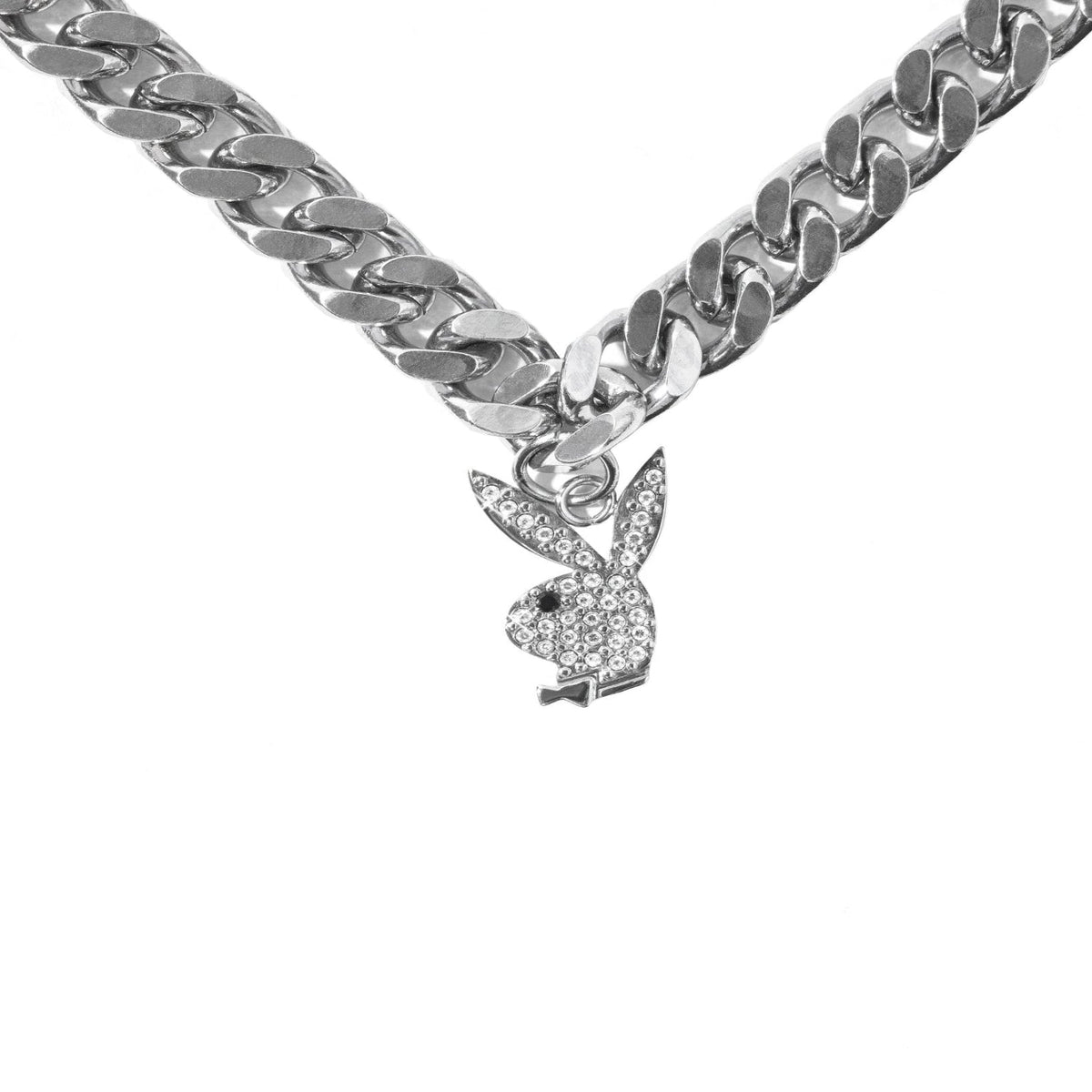 Playboy x Dalmata Rabbit Head - Stainless Steel|18k Gold Plated