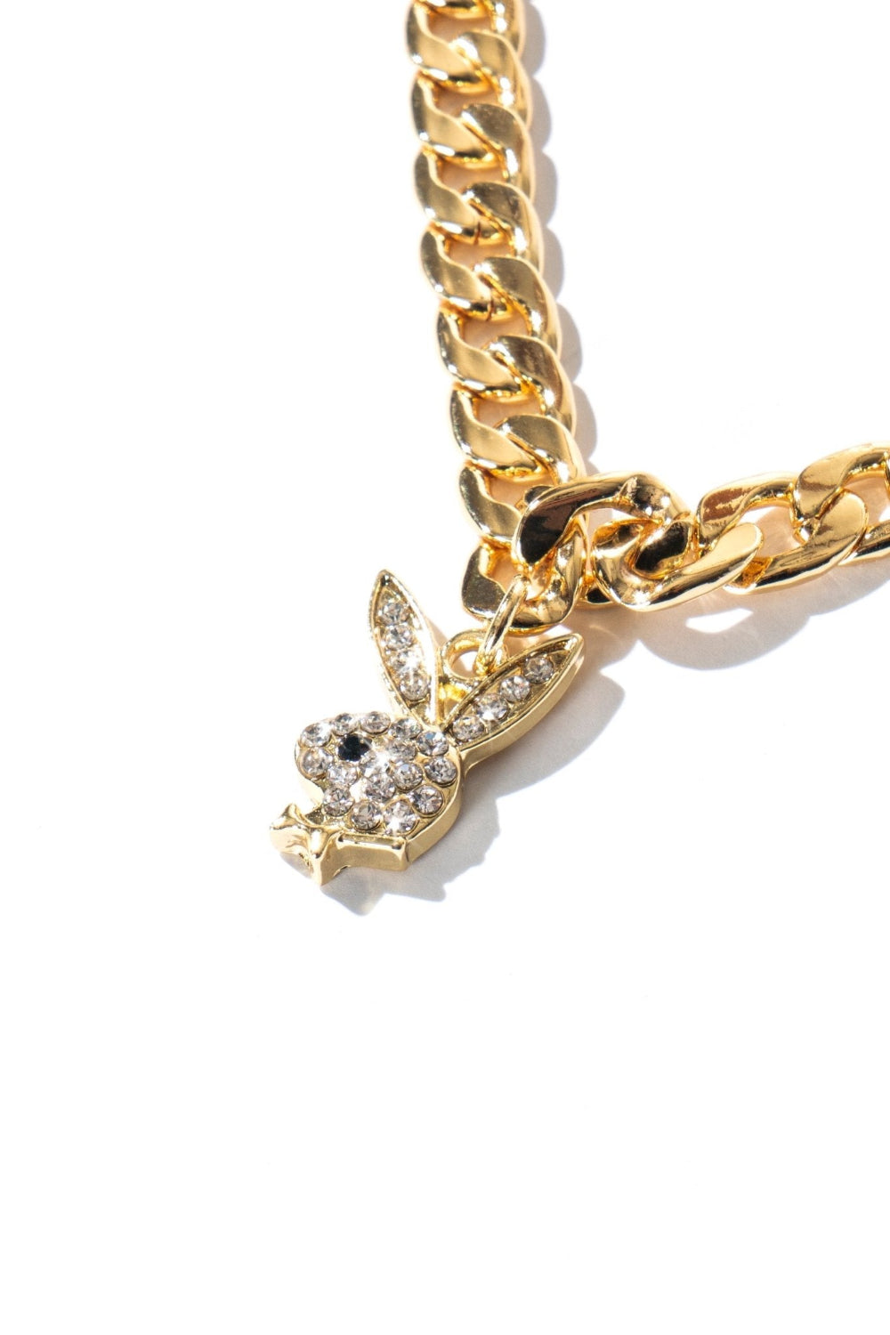 Playboy x Dalmata Rabbit Head - Stainless Steel|18k Gold Plated