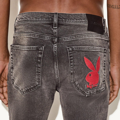 Playboy The Playboy Skinny Jean Grey Destroy - Grey Destroy