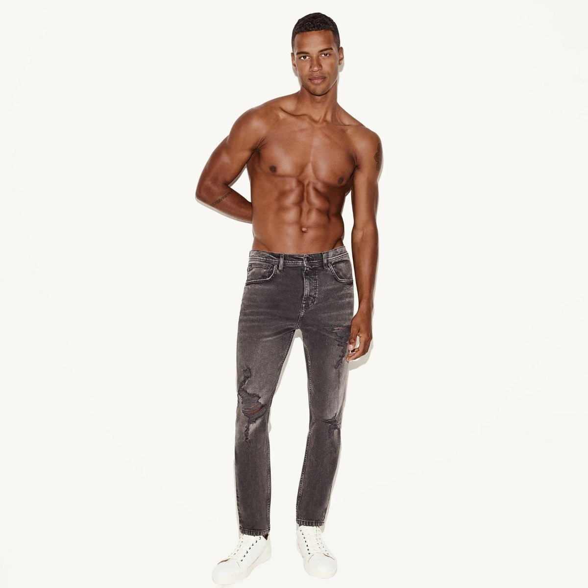 Playboy The Playboy Skinny Jean Grey Destroy - Grey Destroy