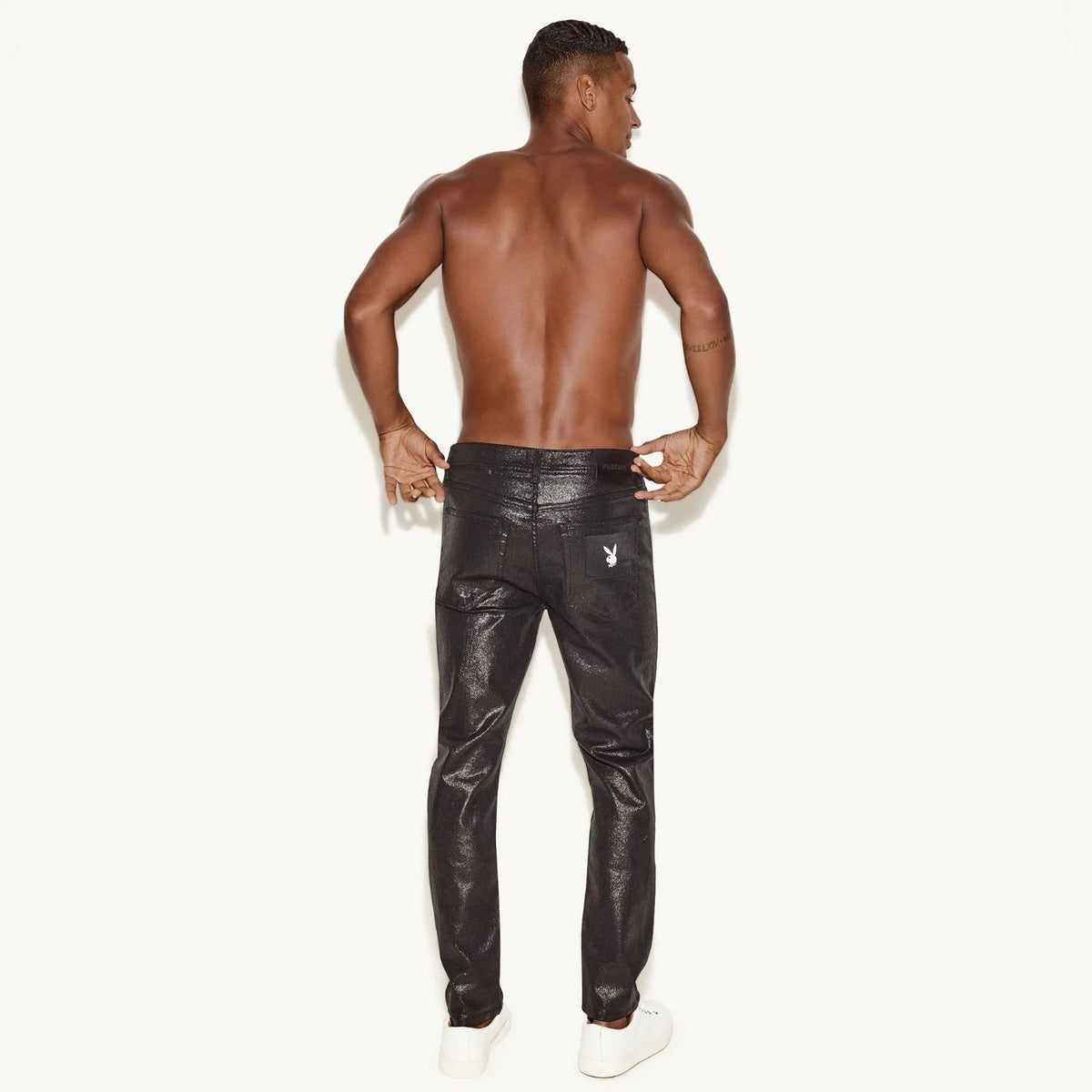 Playboy The Playboy Skinny Jean Waxed Denim