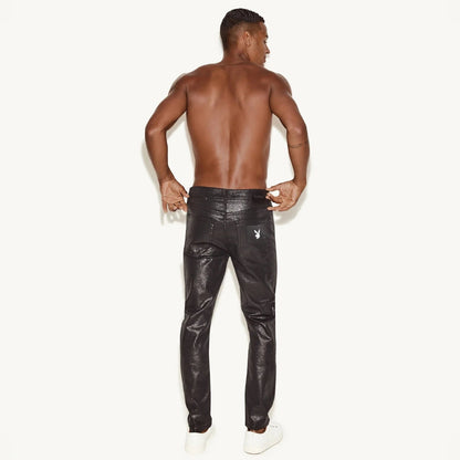 Playboy The Playboy Skinny Jean Waxed Denim