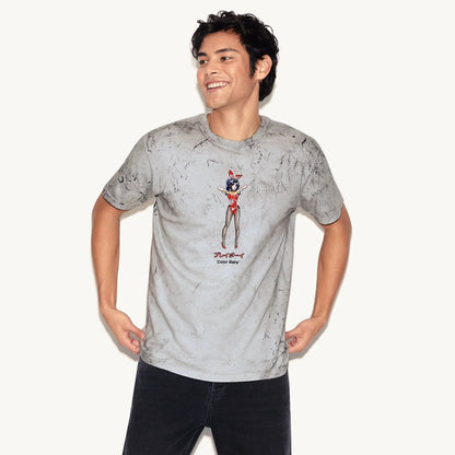 Playboy Tokyo Club Tight Squeeze T-Shirt - Greyscale
