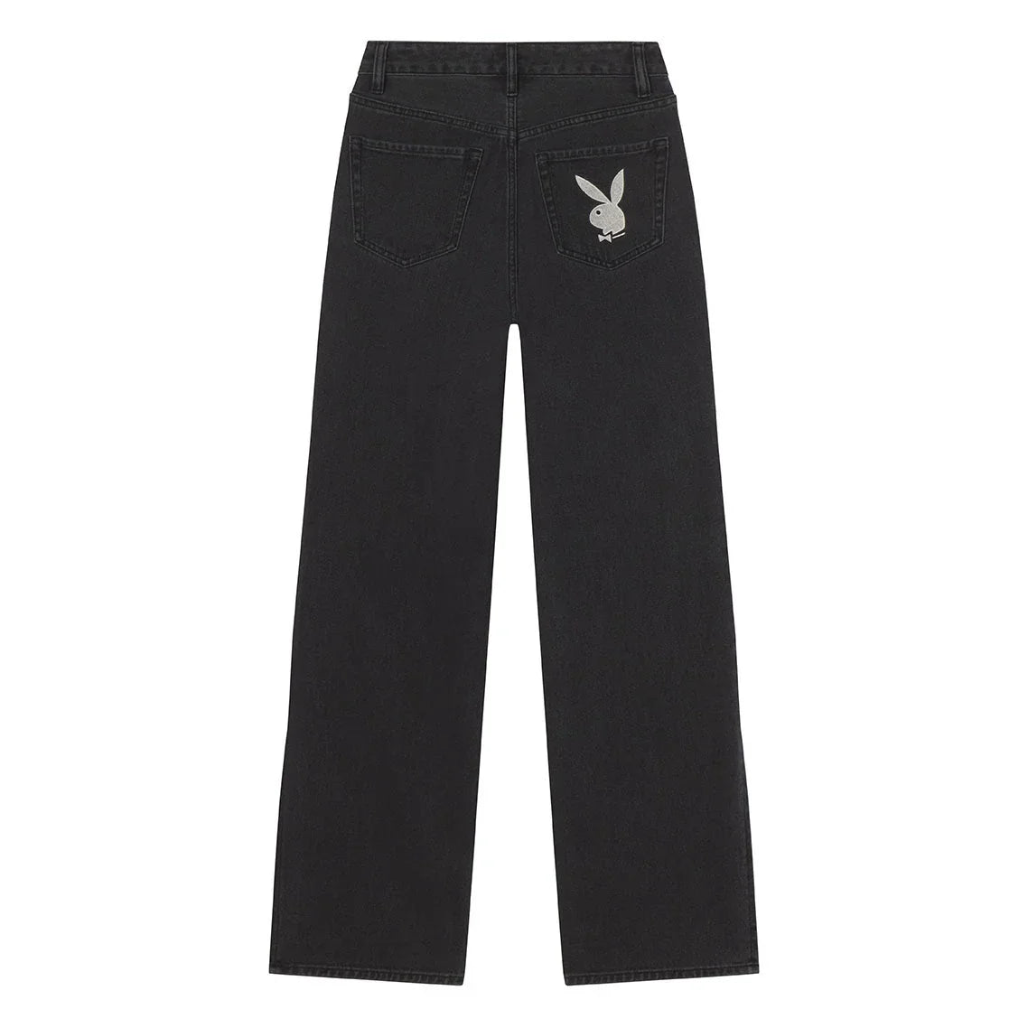 Playboy Women's 90s Boyfriend Denim Pants - Midnight