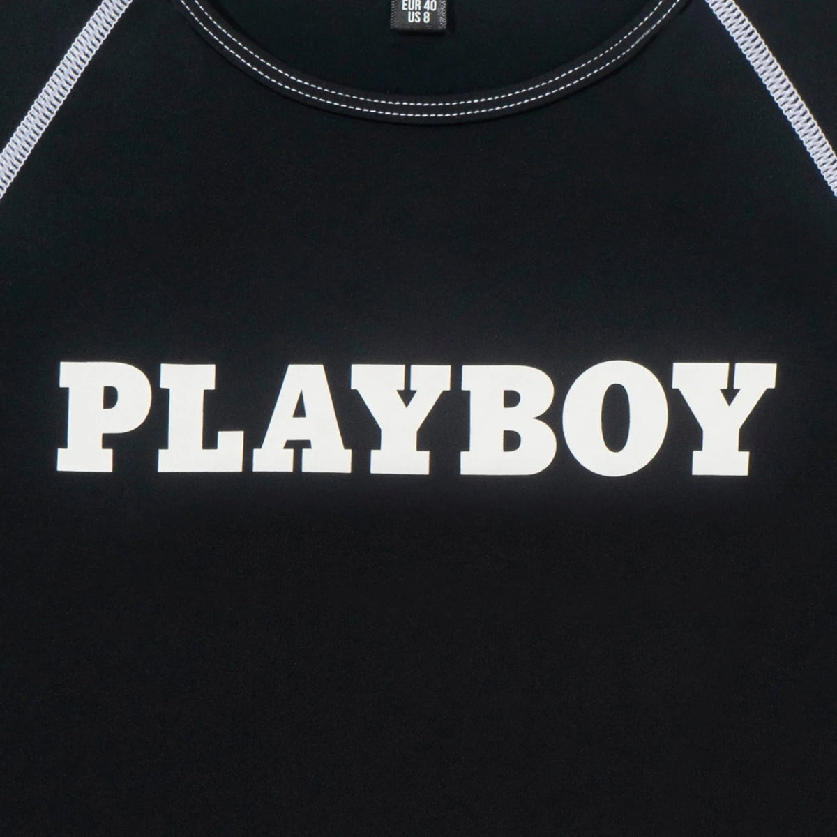 Playboy Women's Active Contrast Stitch Tee