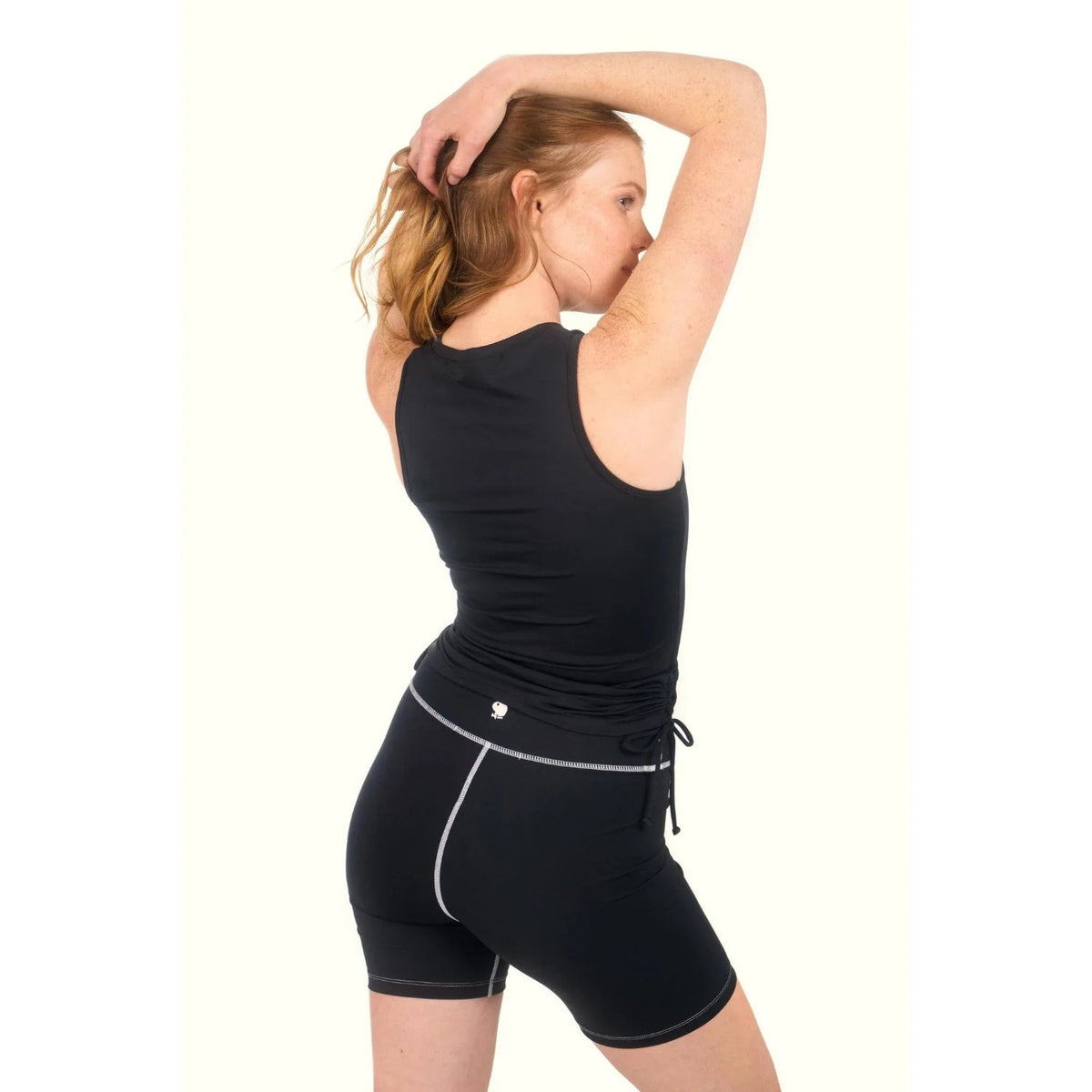 Playboy Women's Active Ruched Tank Top