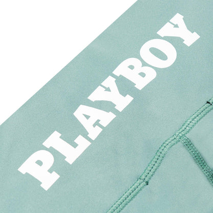 Playboy Women's Active Tie Ruched Bike Shorts