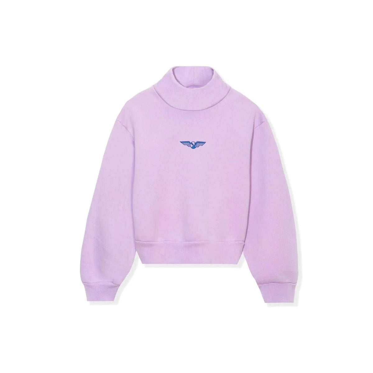 Playboy Women's Aviation Wings High Neck Cropped Sweatshirt