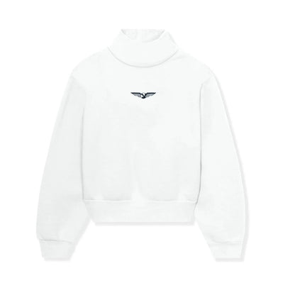 Playboy Women's Aviation Wings High Neck Cropped Sweatshirt