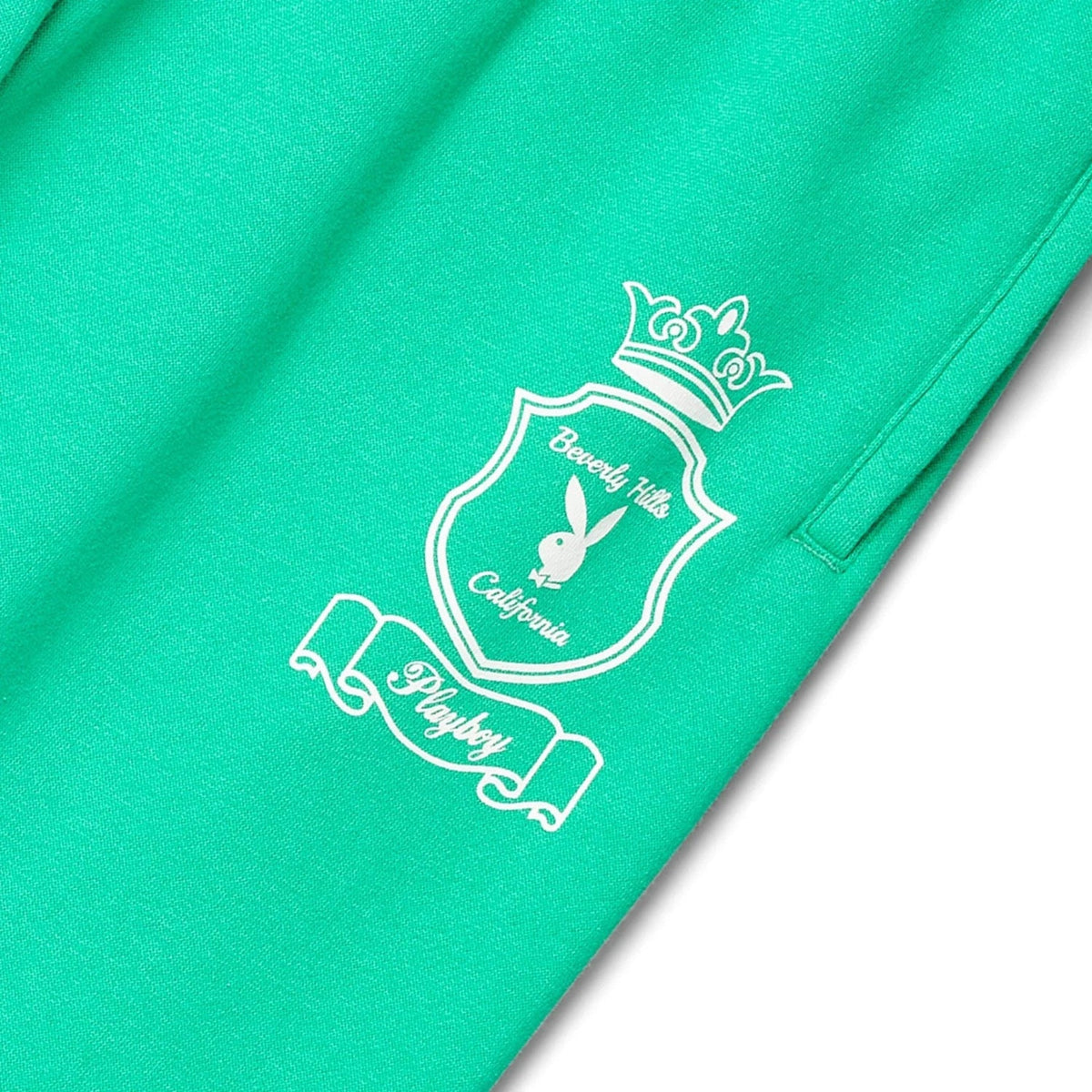 Playboy Women's Beverly Hills Sweatpant - Holly green