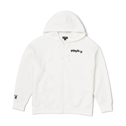 Playboy Women's Camper Oversized Hoodie - Star white