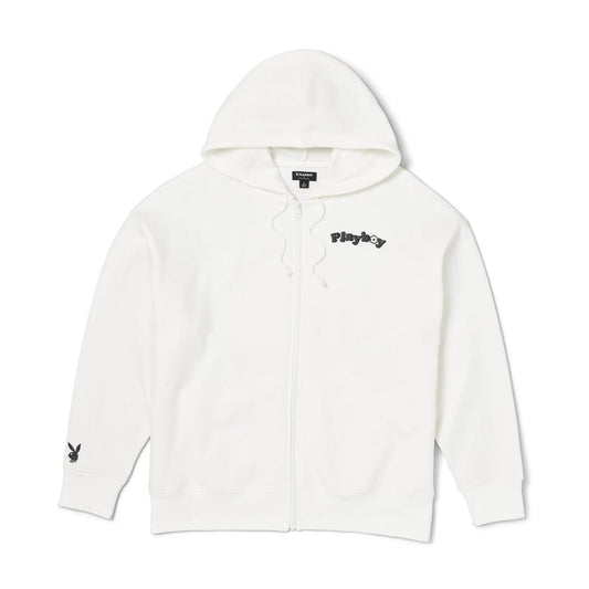 Playboy Women's Camper Oversized Hoodie - Star white