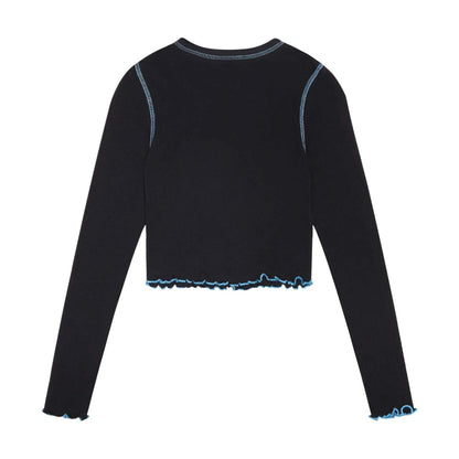 Playboy Women's Contrast Stitch Long Sleeve