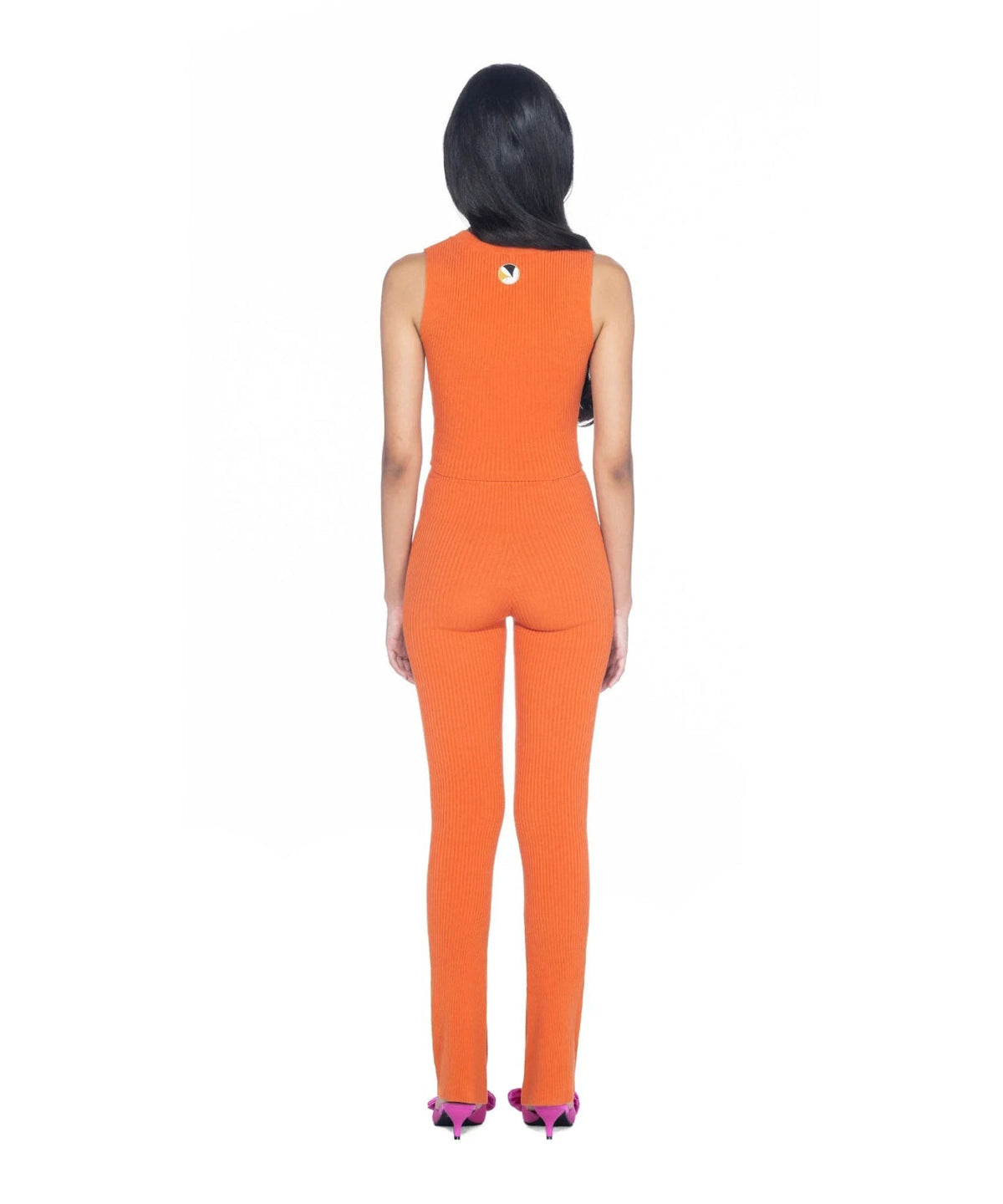 Playboy Women's Cropped Ribbed Tank