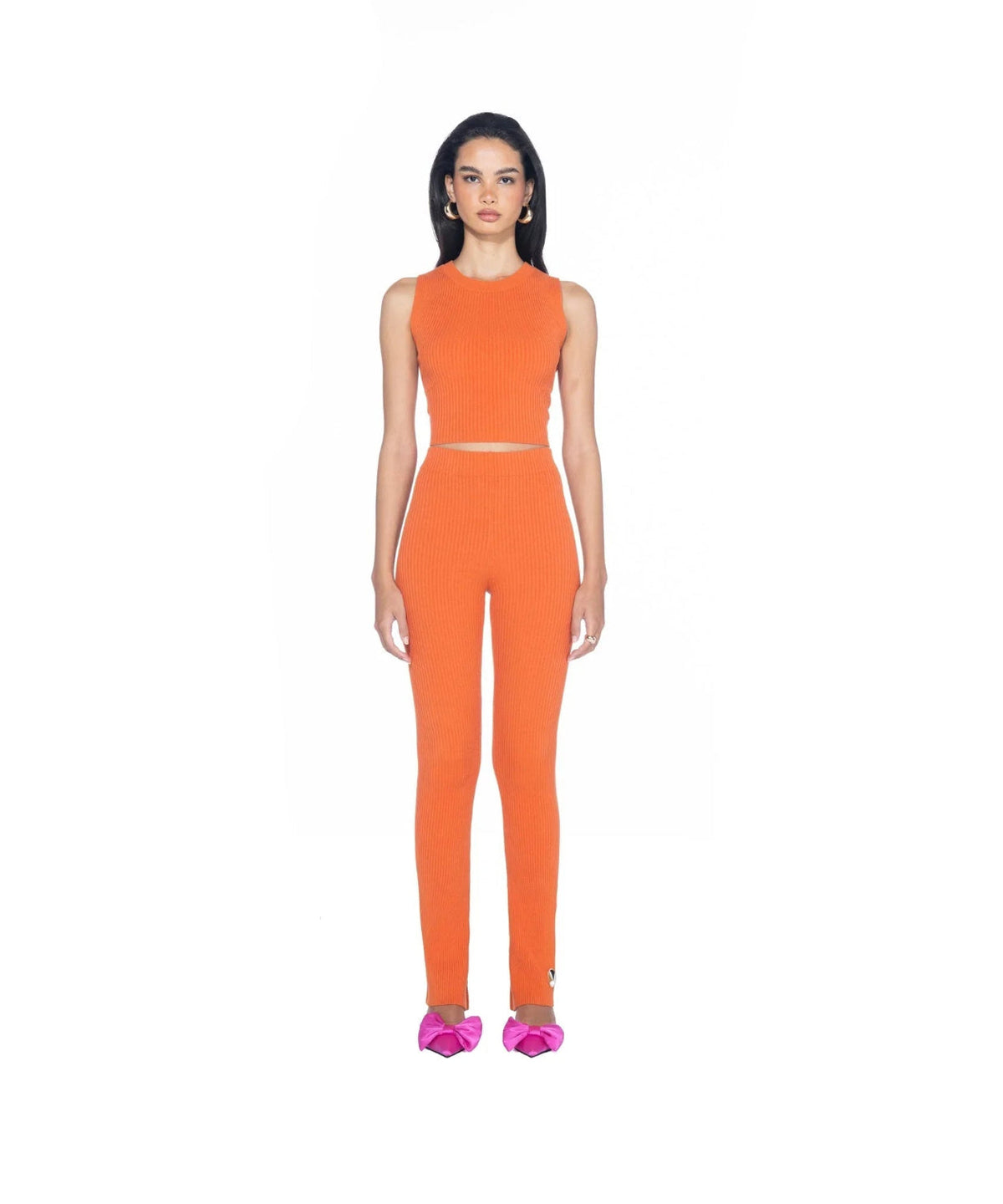 Playboy Women's Cropped Ribbed Tank