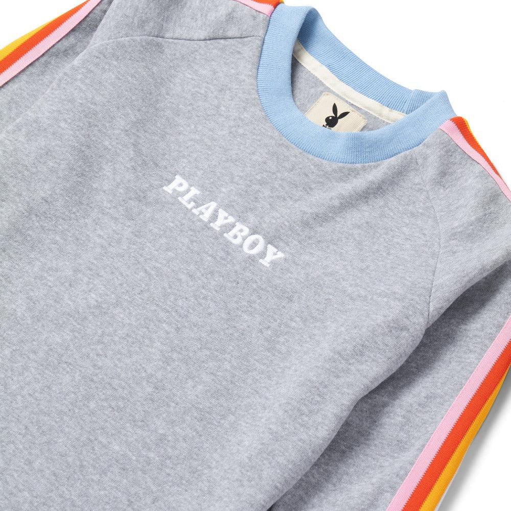 Playboy Women's Cropped Warmup Sweatshirt