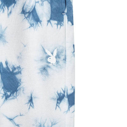 Playboy Women's Crystal Tie-Dye Sweatpant - Crystal Blue