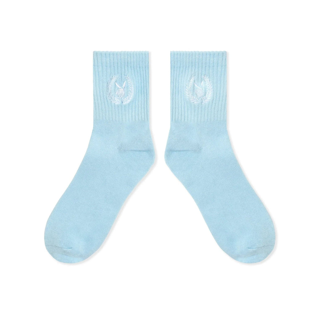 Playboy Women's Laurel Leaf Socks - Light Blue