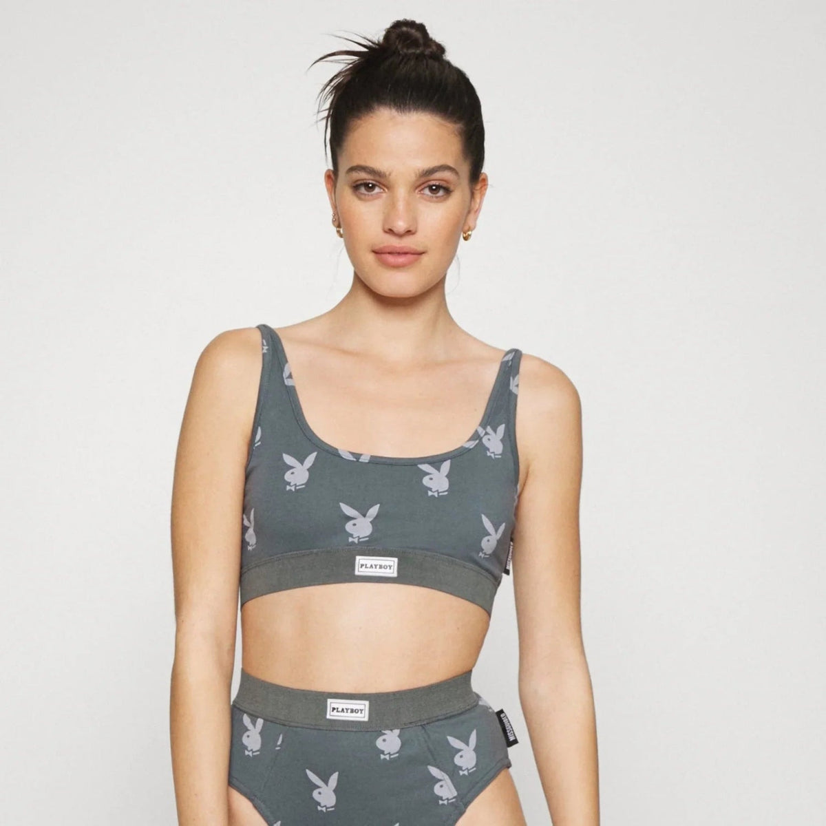 Playboy x Missguided - Women's Lounge Scoop Neck Bralette