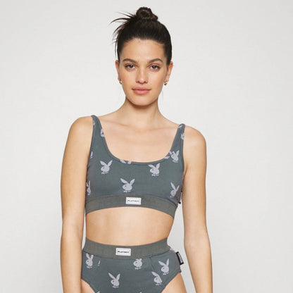 Playboy x Missguided - Women's Lounge Scoop Neck Bralette